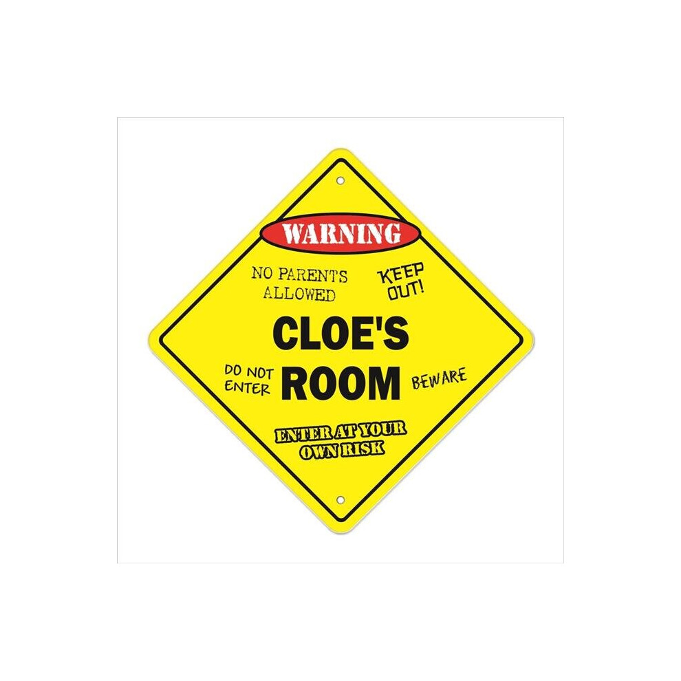 SignMission X-Cloes Room 12 x 12 in. Crossing Zone Xing Room Sign - Cloes-image-OPC-P6J6N6R-NEW