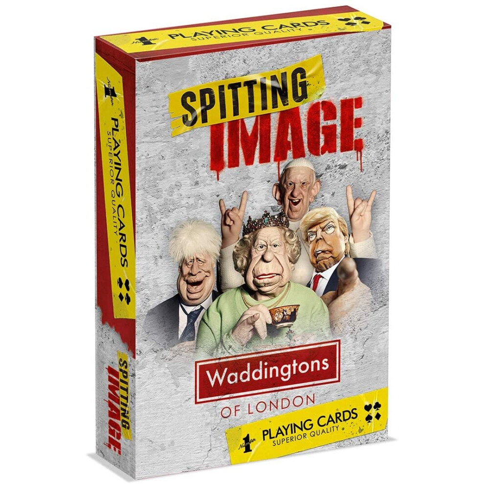 Waddingtons Number 1 Spitting Image Playing Cards Game