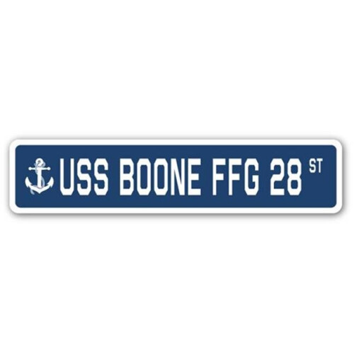 SignMission SSN-624-Boone Ffg 28 6 x 24 in. A-16 Street Sign - USS ...