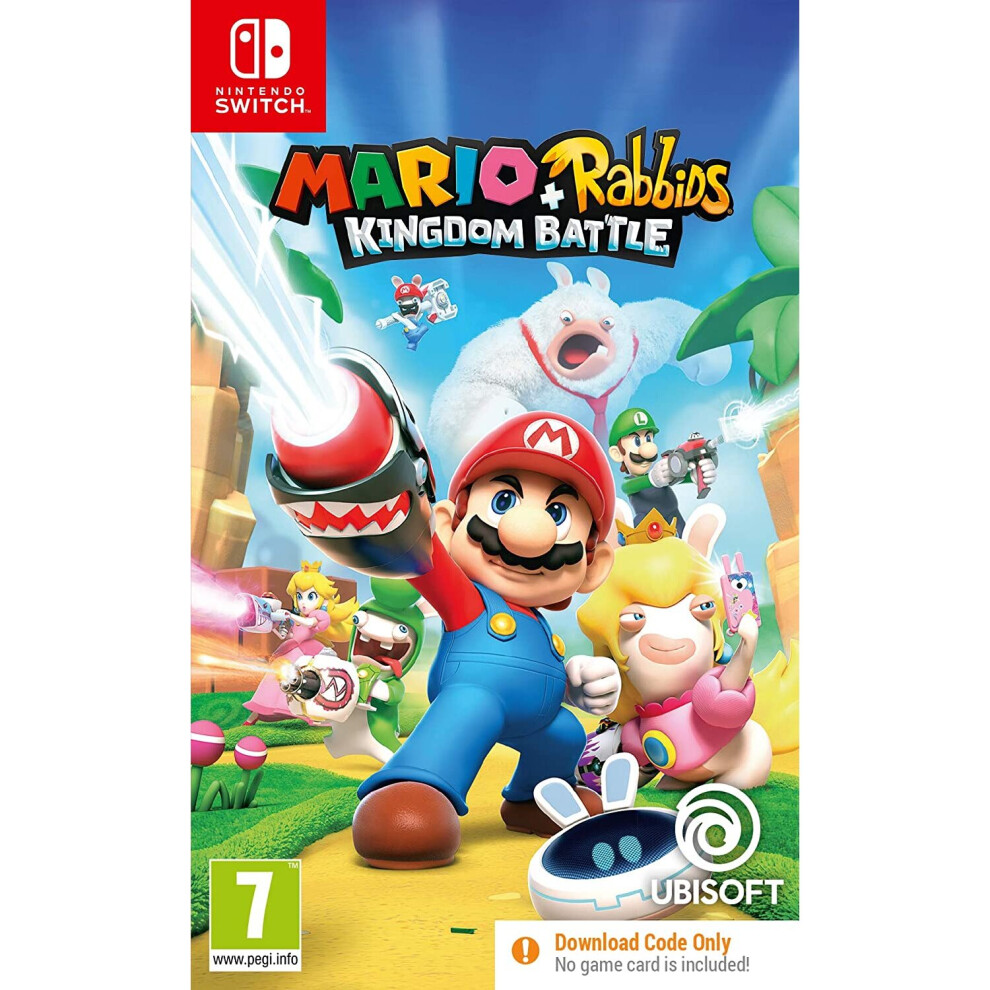 Mario Rabbids Kingdom Battle Code In Box Nintendo Switch Video Games 887256028305
