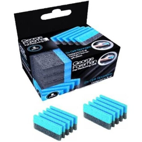 George Foreman George Foreman Cleaning Sponge Blue Designed Fit Grill Plates 2pack 2