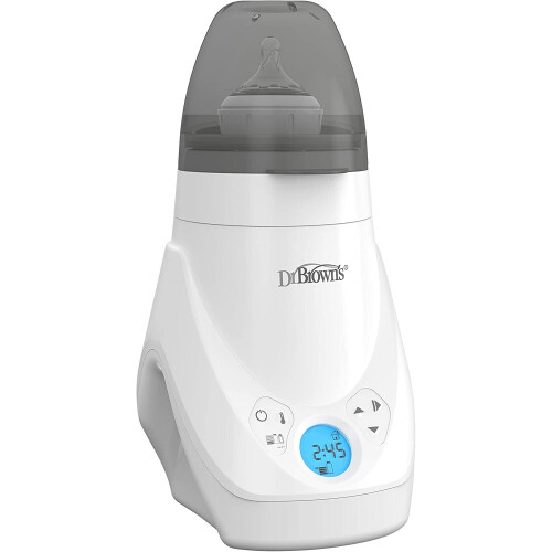 Dr Brown Deluxe Bottle Warmer And Steriliser, White And Grey - DBAC149 1