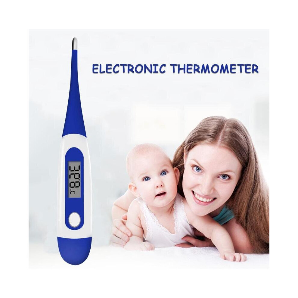 Soft Head LCD Oral Thermometer Digital Body For Medical Home Measuring