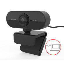 Black 1080P HD Webcam | HD Plug & Play Web Camera With Mic