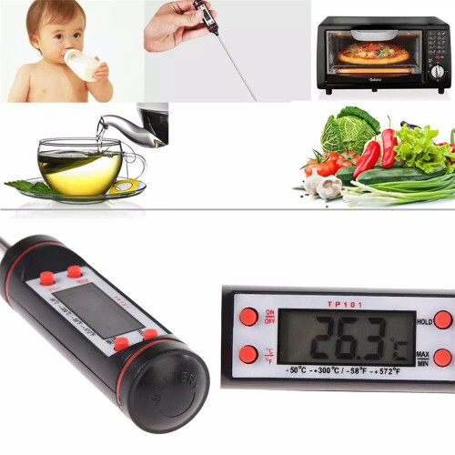 Meat Thermometer Kitchen Cooking Digital Display Instant Read 2