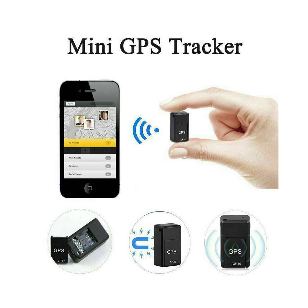Ranpo Mini Magnetic Smart Gps Tracker Anti-Theft Locator Voice Recorder Light/Black
