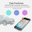 Ranpo Mini Magnetic Smart GPS Tracker Anti-theft Locator Voice Recorder 4