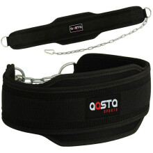 Neoprene Dipping Belt Dip Weightlifting Bodybuilding inc Chain