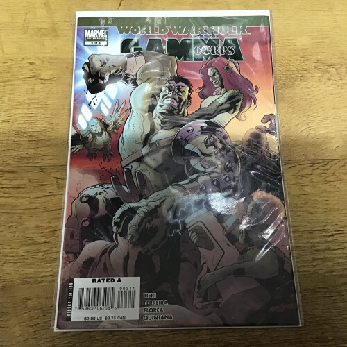 Marvel World War Hulk Gamma Corps #3 Comic