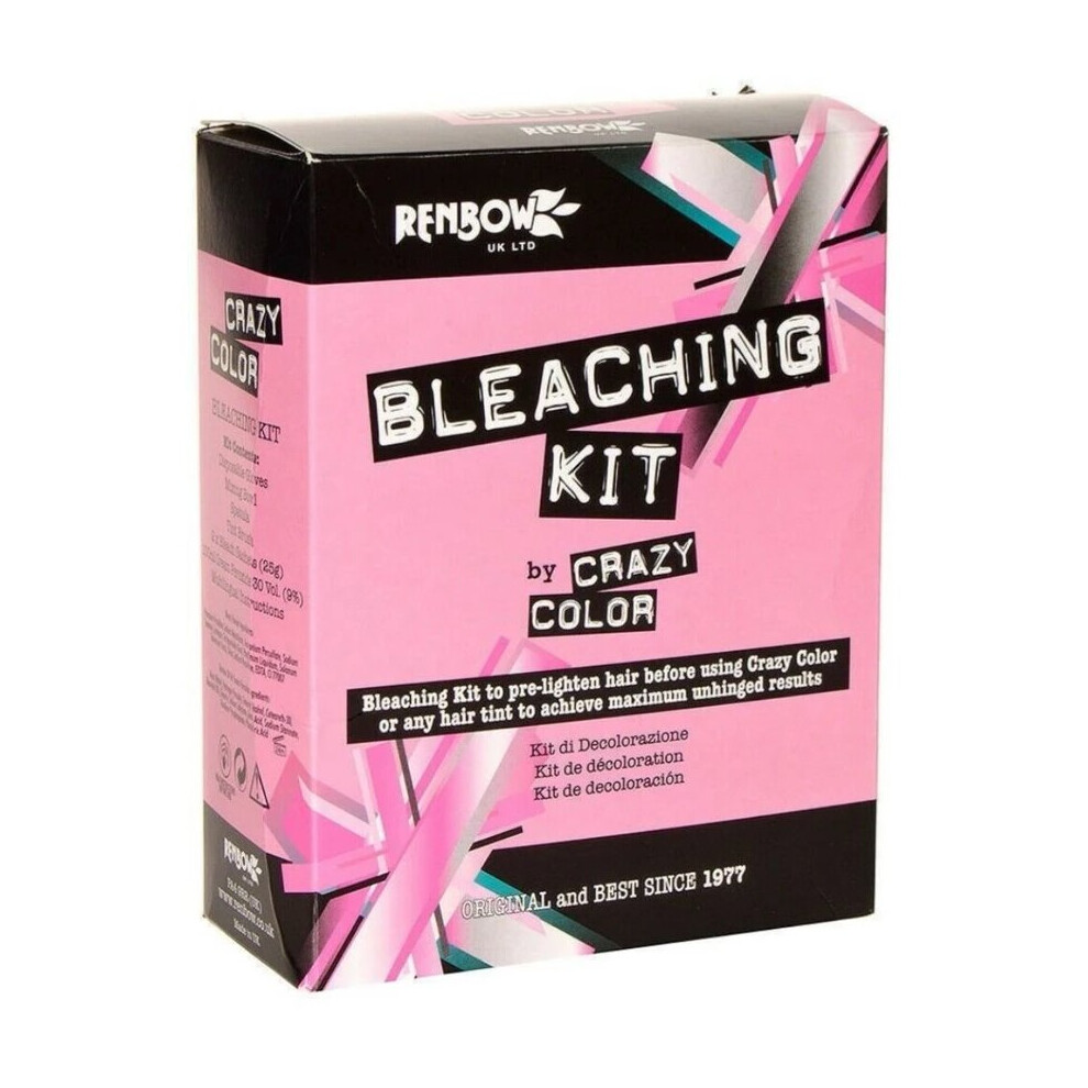Crazy Color White Crazy Colour Bleaching Kit (To Pre-Lighten Hair Before Using Crazy Colour Or Any Hair Tint)
