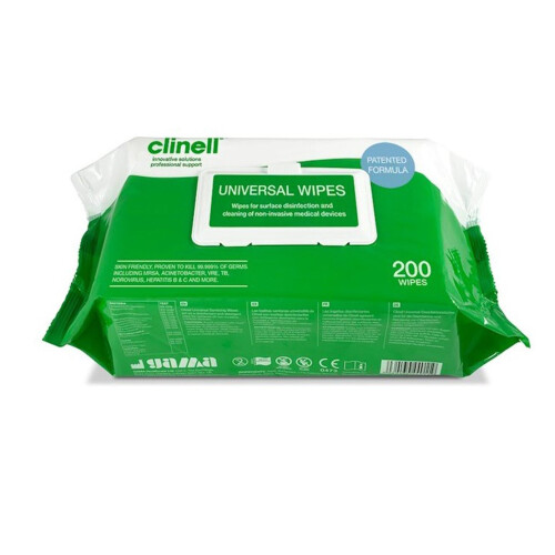 Clinell Clinell Universal Wipes - Pack of 200