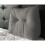 (Grey) Suede Wedge Headboard Cushion for Armchair 1