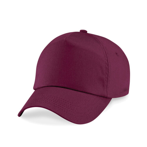 (Burgundy) Beechfield Original 5 Panel Cap 2