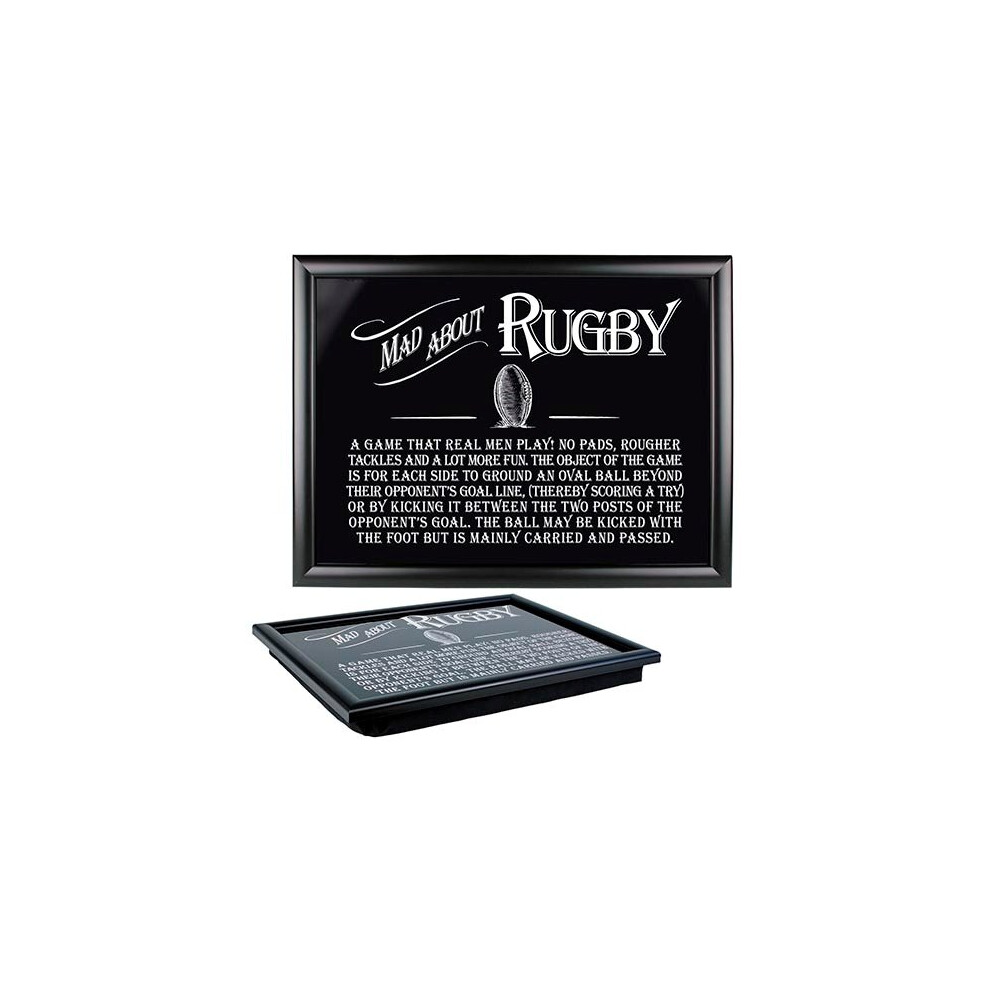 Ultimate Man Gift Lap Tray - Mad About Rugby