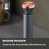 Tower Tower Cavaletto Towel Pole Kitchen Roll Holder Grey and Rose Gold 5