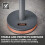 Tower Tower Cavaletto Towel Pole Kitchen Roll Holder Grey and Rose Gold 4
