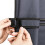 Portable Wardrobe Clothes Rack Storage Organizer with Shelf Grey 7