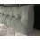 (Grey) Suede Triangular Wedge Headboard Cushion - King Size 1