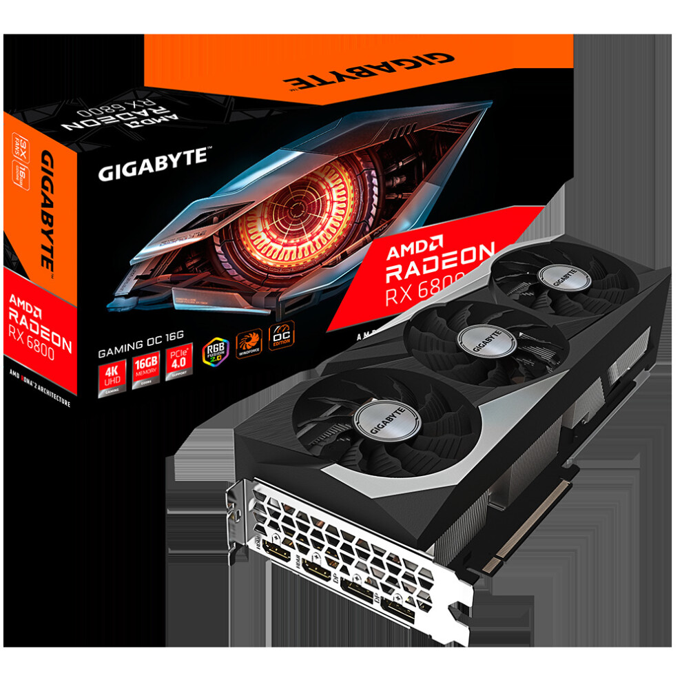 Gigabyte Radeon Rx 6800 16G Gv-R68Gaming Oc-16Gd Gddr6 16Gb