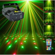 RGB DJ Disco LED Light Mini Laser Projector Stage Lighting Xmas Show Party Light
