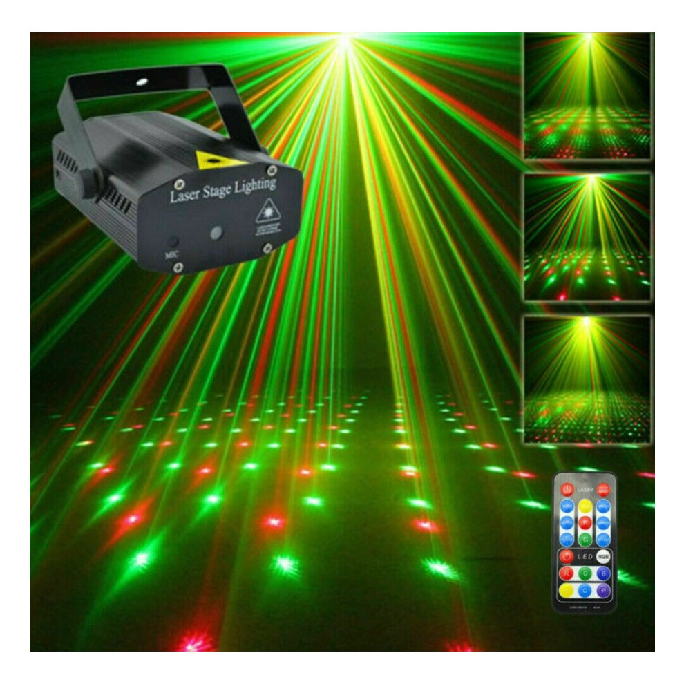 RGB DJ Disco LED Light Mini Laser Projector Stage Lighting Xmas Show Party Light