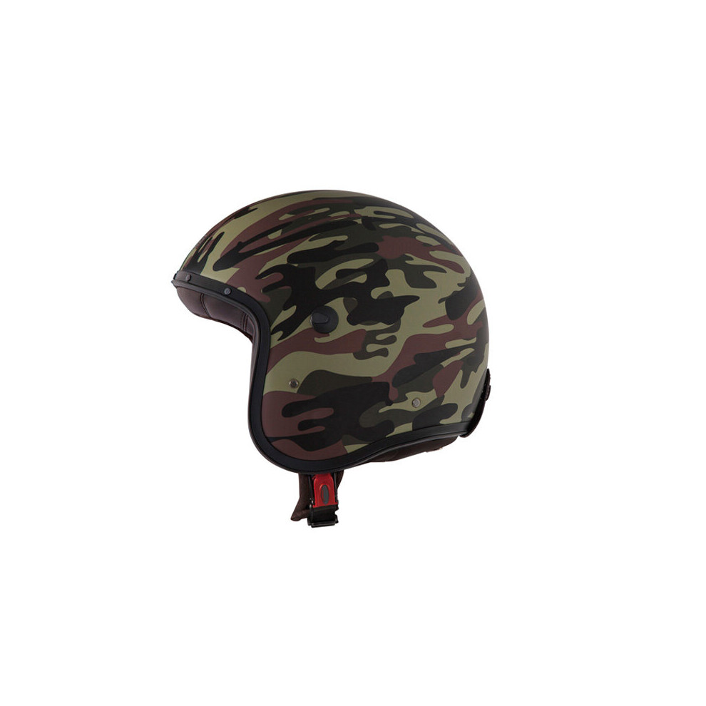 (S) Caberg Freeride Commander Scooter Helmet Matt Camo Acu Approved Green 8002391040605