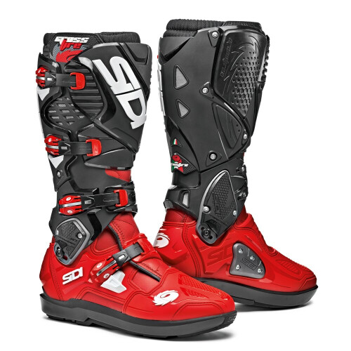 (EC 45) Sidi Crossfire 3 SRS RED RED Black Boots CE