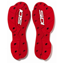 (EC 47-48) Sidi SMS Supermoto Soles RED 45 46 Pair 46