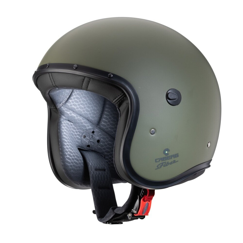 (S) Caberg Freeride Open Face Motorcycle Helmet Matt Green 8002391069620