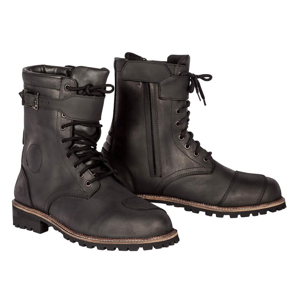 (Ec 37) Spada Pilgrim Grande Motorcycle Boot Ce Approved Black 5032173124011