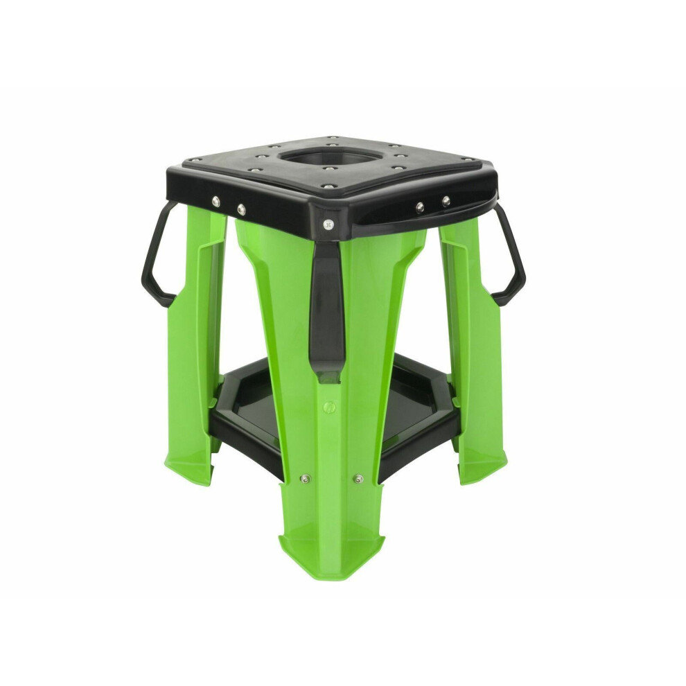 Biketek Pro Motocross Mx Ridge Stand Green 5034862411235
