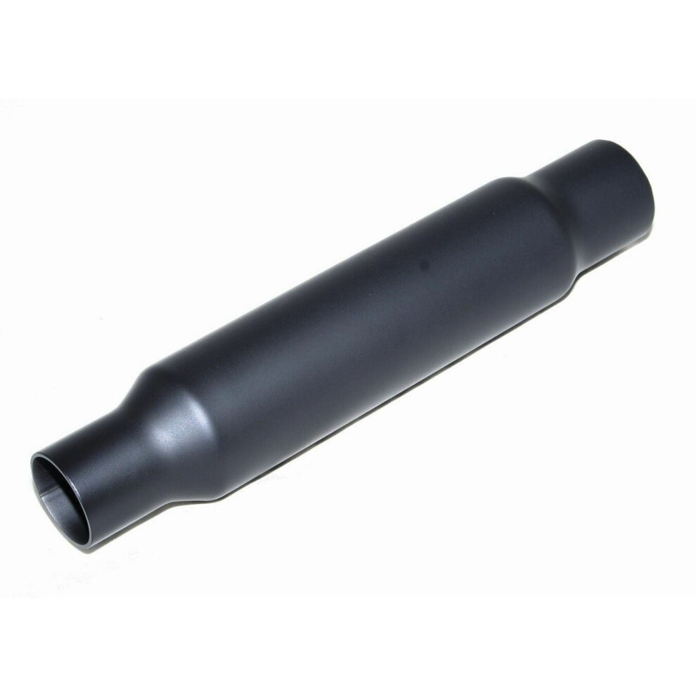 Bike It Universal Cafe Racer Shorty Exhaust Silencer Matt 12 Inch Black 5034862407689