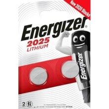 Energizer CR2025 3V Lithium Coin Cell Battery DL2025 with Baby Secure Technology Pack of 2