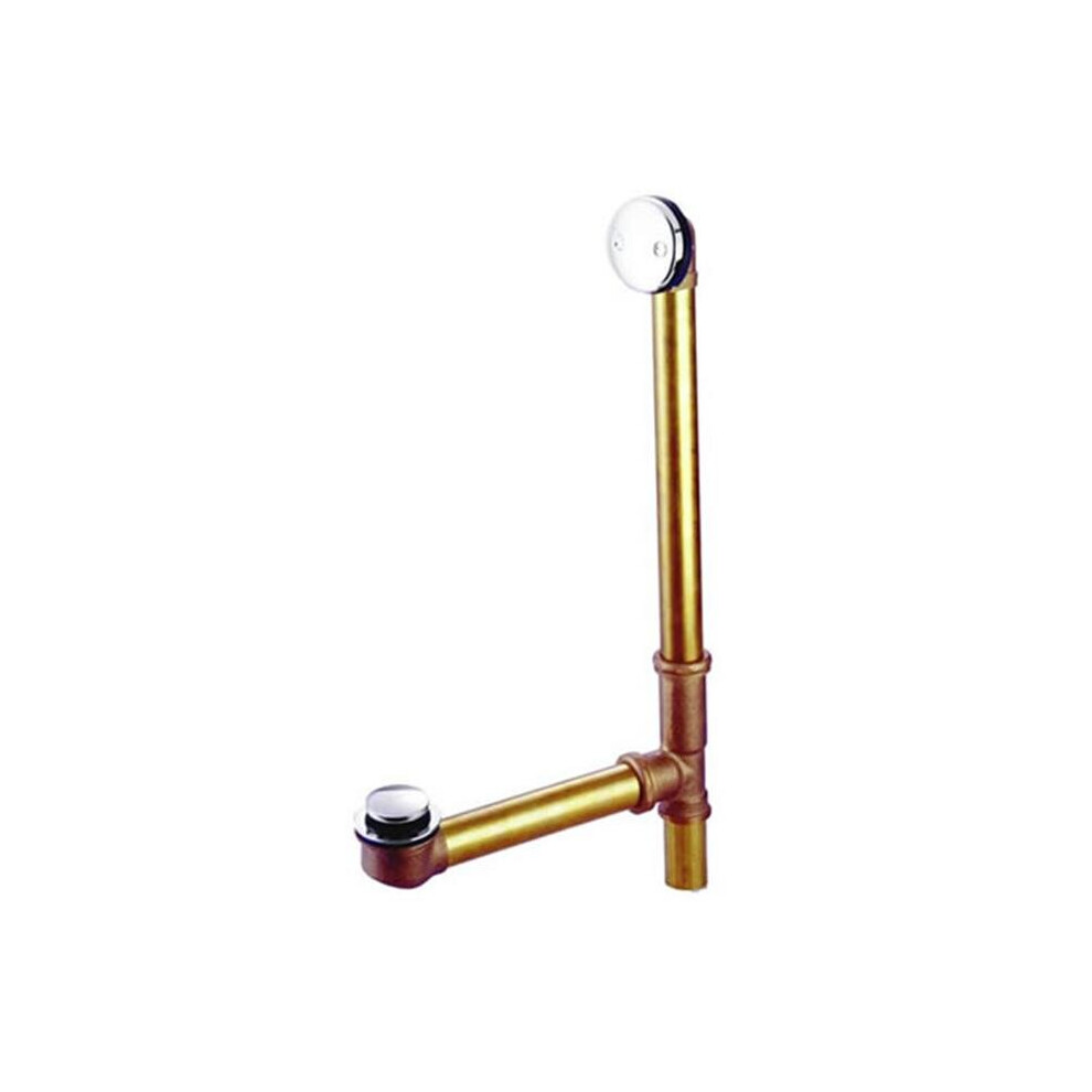 Tip Toe Waste And Overflow - Polished Chrome Finish 780997835501