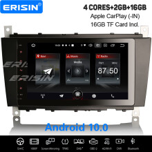 Android 10.0 DAB+ Car Stereo GPS OBD2 BT WiFi Mercedes Benz C/CLK/CLC Class W203 W209