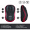 Logitech Logitech M186 Wireless Mouse, 2.4GHz with USB Mini Receiver 6