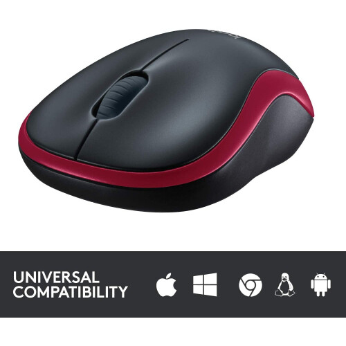 Logitech Logitech M186 Wireless Mouse, 2.4GHz with USB Mini Receiver 1