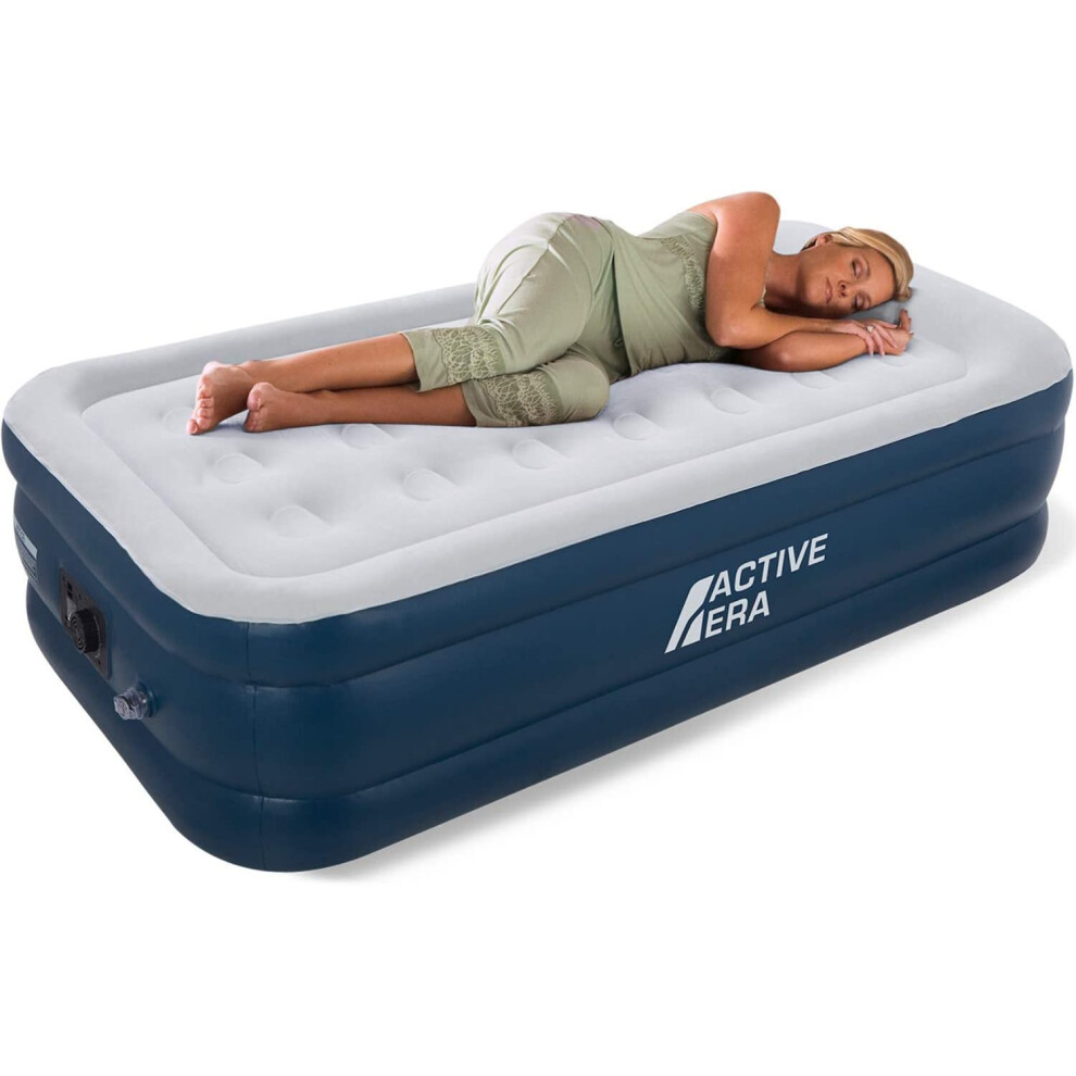 Active Era AirBed with a Built-in Electric Pump and Pillow- Premium Single Size