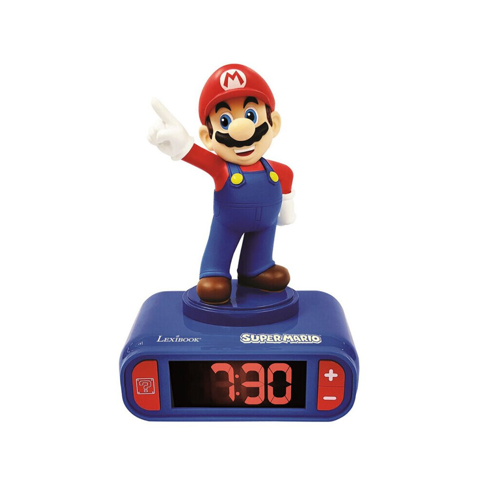 Nintendo Super Mario Night Light Alarm Clock