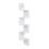 Living And Home (White) Floating Wall Corner Shelves Display Storage Rack 3