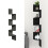 Living And Home (Black) Floating Wall Corner Shelves Display Storage Rack 1