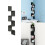 Living And Home (Black) Floating Wall Corner Shelves Display Storage Rack 2