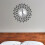 Living And Home (Black) Large 3D Wall Clock Art Metal Diamond Silent Clock 4