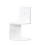 Living And Home (White) 2 Tiers Floating Wall Corner Shelf Display Storage Rack 5