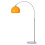 Living And Home (Orange, 130-180cm) Modern Arched Floor Lamp Reading Light Marble Base 4