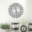 Living And Home (Black) Large 3D Wall Clock Art Metal Diamond Silent Clock 1