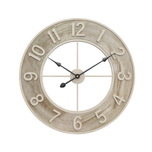 Living And Home 60cm Large Round Metal Numeral Wall Clock 1