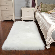 (60x120CM) Rectangle Faux Fur Sheepskin Non Slip Fluffy Floor Rugs