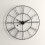 Living And Home 60CM Large Silent Metal Round Wall Clock with Roman Numerals 3