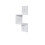 Living And Home (White) 2 Tiers Floating Wall Corner Shelf Display Storage Rack 4